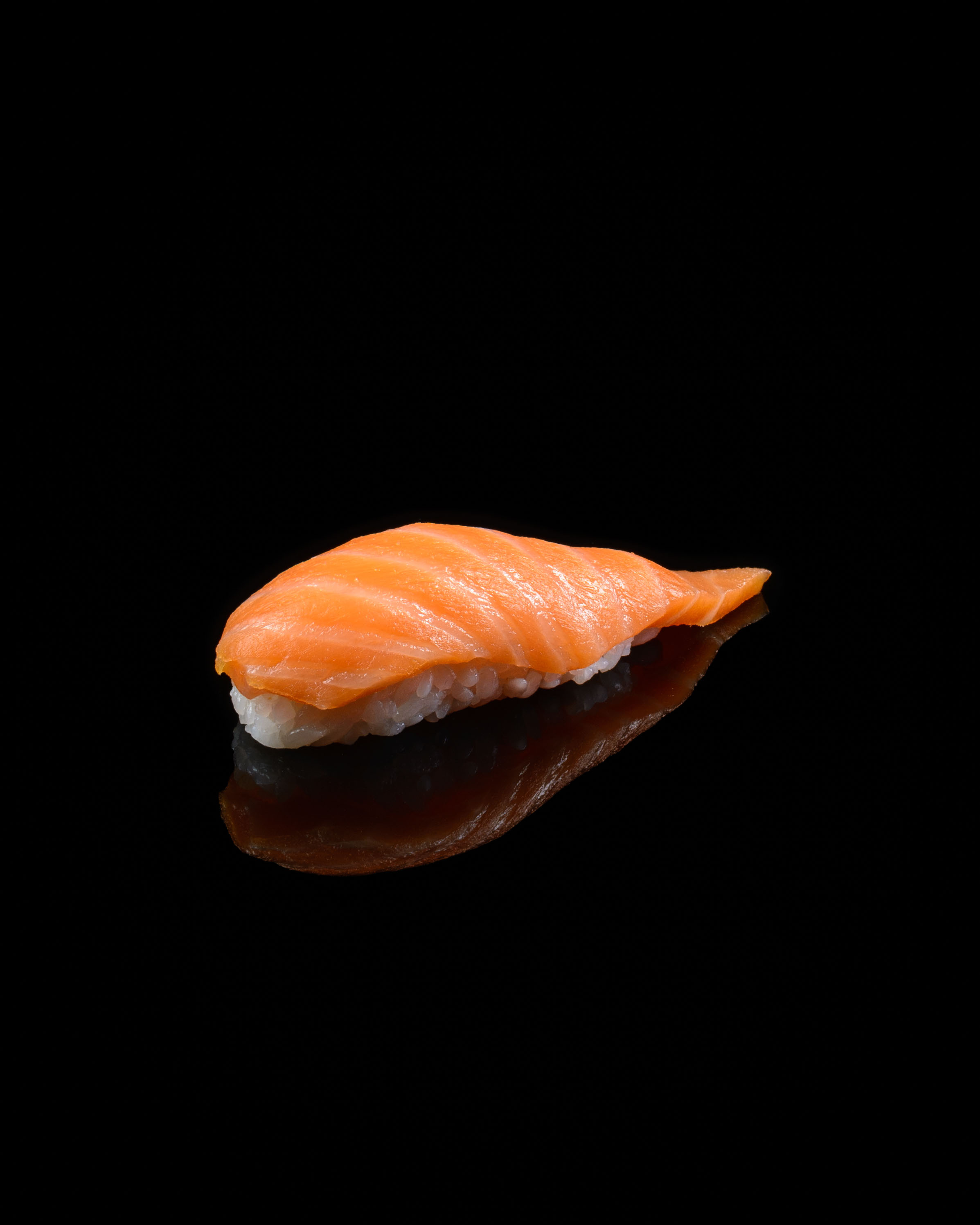 Sushi with smoked salmon
